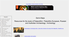Desktop Screenshot of donsmaps.com