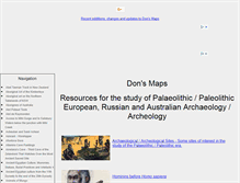 Tablet Screenshot of donsmaps.com